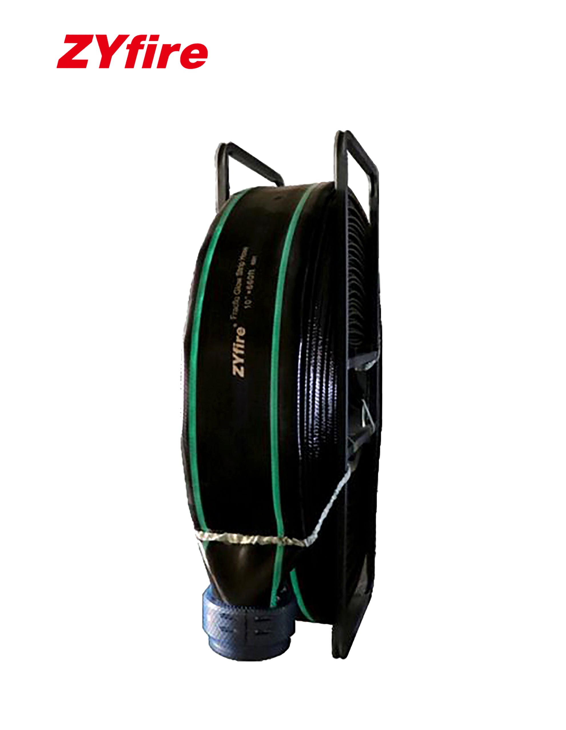 ZYfire 12'' ID 200m (660ft) Fracflo Hose with Aluminum Couplings with Fluorescent Strips (Service Pressure: 200PSI)-SA Warehouse