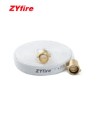 ZYfire Fire Hose - 1" ID Single Jacket TPU Fire Hose Industrial Hose Firefighter Hose with M × F NST/NH Brass Couplings Lightweight Lay Flat Water Hose for Use in Firefighting, Residential-U.S. Warehouse