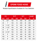 ZYfire EPDM Food Hose