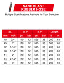 ZYfire Sand Blast Rubber Hose