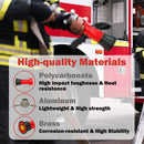 ZYfire Fire Hose Nozzle - 1-1/2" NPSH Heavy Duty Fire Suppression Nozzle with Aluminum Camlock Fitting 1-1/2 inch Fire Hose Constant Flow Fog Nozzle (Not for NST/NH Thread)-U.S. Warehouse