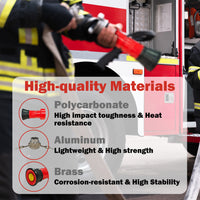 ZYfire Fire Hose Nozzle - 2" NPSH Heavy Duty Fire Suppression Nozzle with Aluminum Camlock Fitting 2 inch Fire Hose Constant Flow Fog Nozzle (Not for NST/NH Thread)-U.S. Warehouse